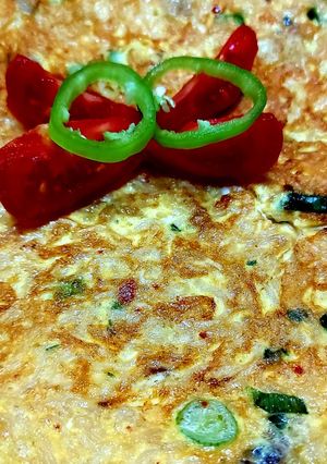 Tésztás omlett recept fotója