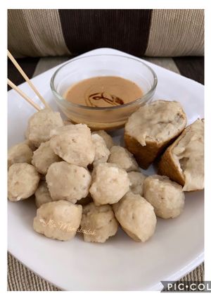 Foto resep Pentol Bumbu Kacang