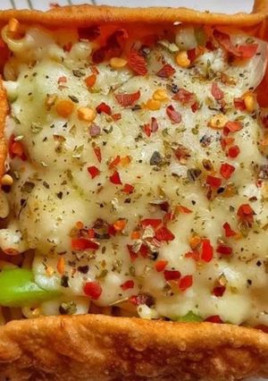 A picture of Baked Bread Cheese Basket.