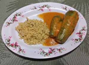 Una foto de Calabacitas rellenas