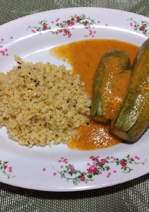 Una foto de Calabacitas rellenas