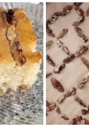 صورة لوصفة بسبوسة جوز الهند