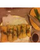 Chinese •Spring rolls• with sweet sauce