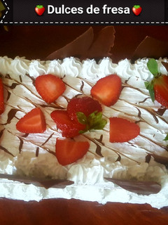 صورة لوصفة كيك الفراولة 🍓🍓🍓