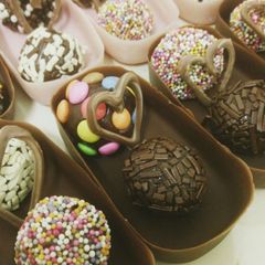 A picture of Brigadeiros.