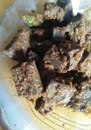 Foto resep Hati Sapi Bumbu Kacang Gurih