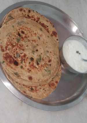 मेथी पराठा(methi paratha recipe hindi) रेसिपी मुख्य फोटो