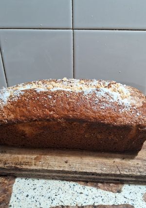 Una foto de Budin azucarado de mantecol