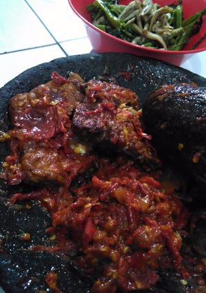 Foto resep Tempe penyet sambal terasi