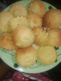 Vanilla cup cake ainihin hoton girkin