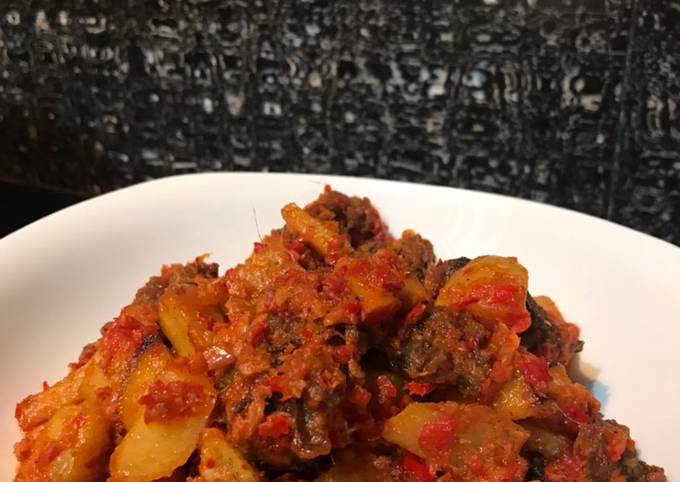 Daging Kentang Balado