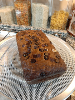 Una foto de Budín de banana y chips de chocolate