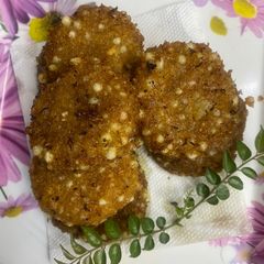Sabudana Tikki A picture of Sabudana Tikki.