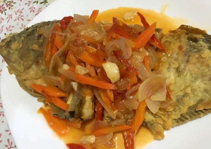 Resep Gurame asem manis pedas, Lezat Sekali