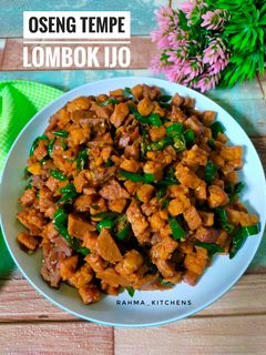 Foto resep Oseng Tempe Lombok Ijo