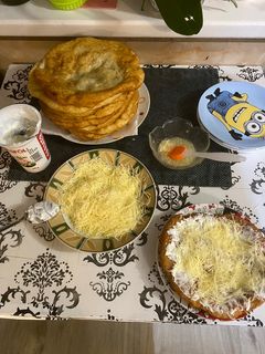 Burgonyás lángos🥰 recept fotója