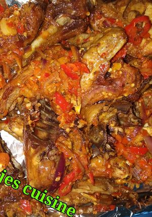 A picture of Peppered chicken.