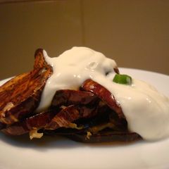 A picture of Afghani Baingan / Aubergine.