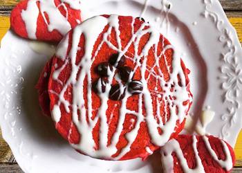 How To Serving Recipe Eggless Beetroot pancake Delicious and Healthy