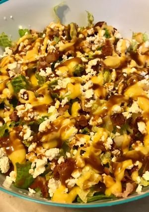 A picture of Layered Cobb Salad.