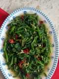 (430) Tumis Daun Labu Saus Tiram