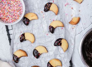 Foto resep Cookies Coklat Trimit (Choco Sprinkle Cookies)