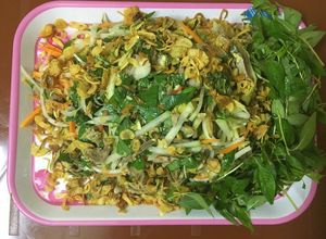 Hình của món Nộm Ngan.