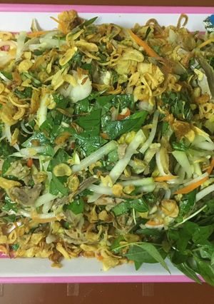 Hình của món Nộm Ngan.
