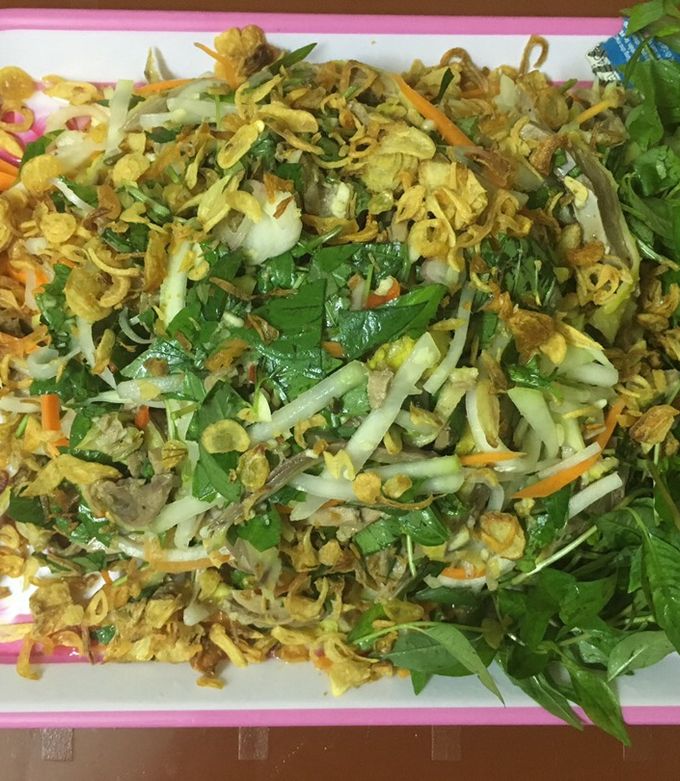 Hình của món Nộm Ngan.