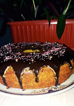 عکسی از دستور کیک ماست و گلاب