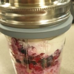 A picture of Overnight oats.