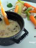 Vegetable Fondue with Reblochon Cheese