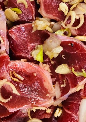 Hình của món Bắp bò nhúng dầu giấm.