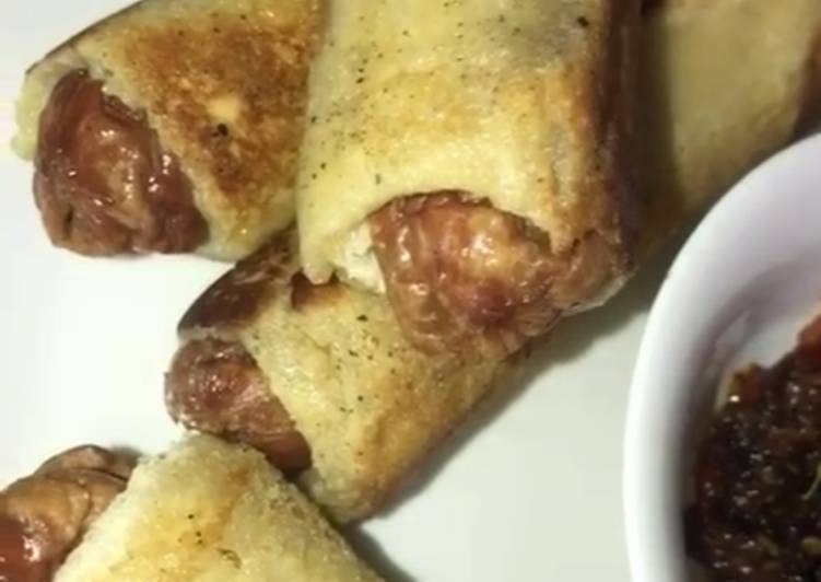 Steps to Make Speedy French toast roll-ups