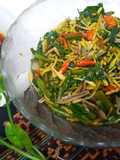 Tumis Kangkung Teri gundul bunga pepaya
