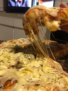 Una foto de Pizza rellena fácil