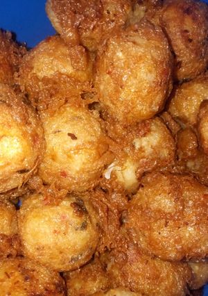 A picture of Yam balls(Xubeedat cuisine).