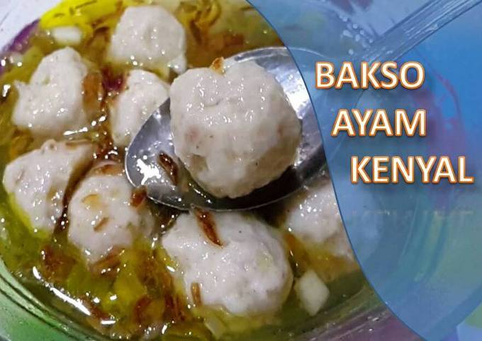 Resep Bakso Ayam Kenyal Oleh Dewo Saputro Dewi Heru Dewos Kitchen