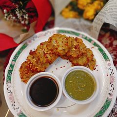 A picture of Sabudana Aloo Tikki.