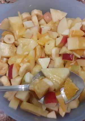 A picture of Tropical fruit salad.
