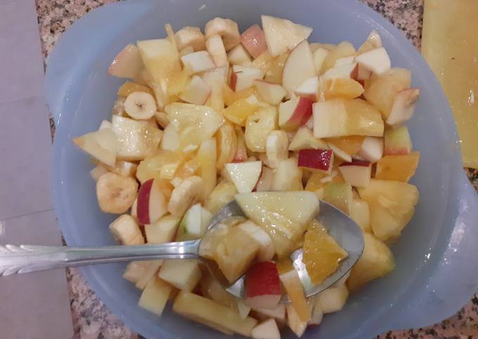 Tropical fruit salad