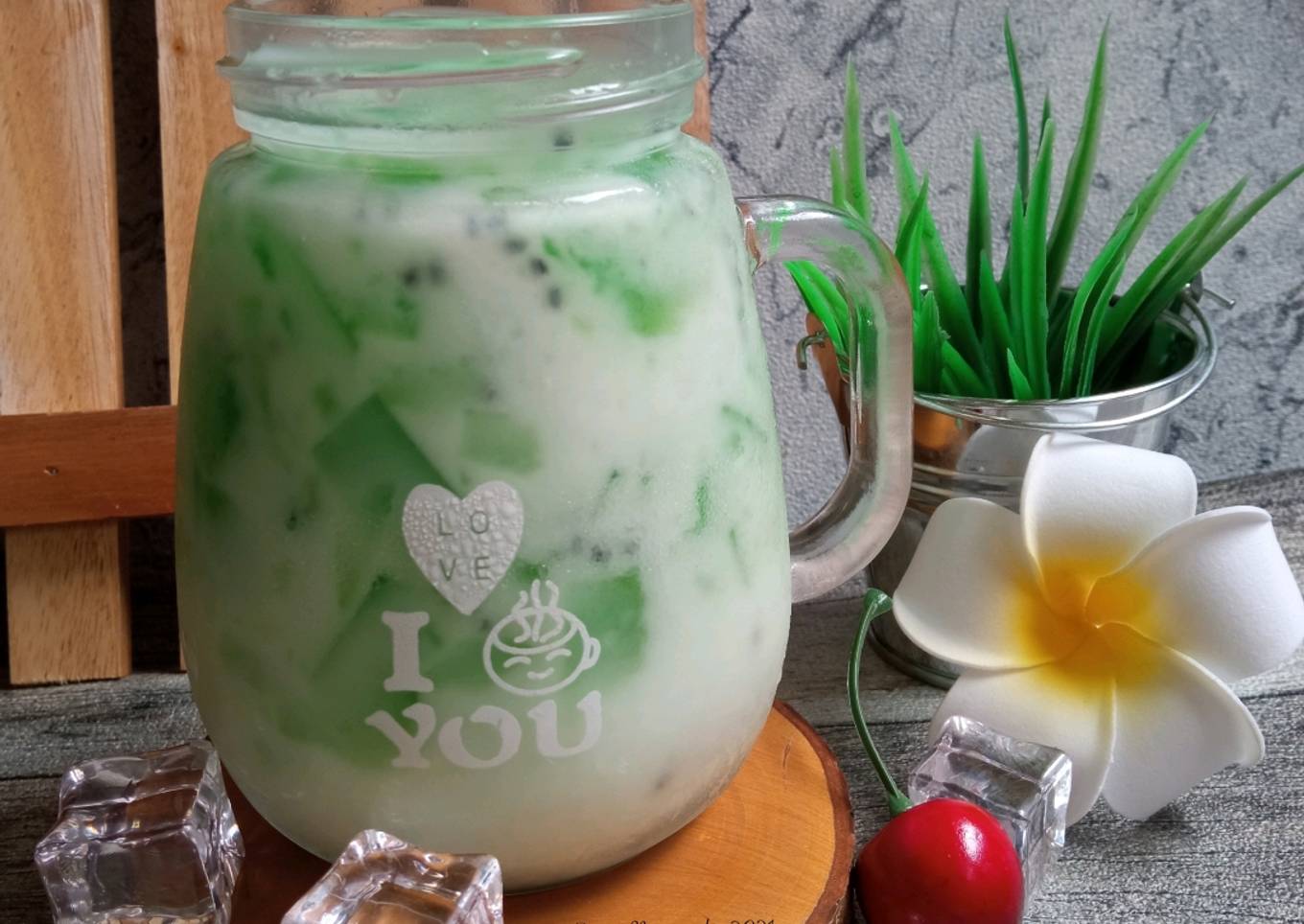 Es Jelly Kelapa Susu