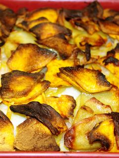 Une photo de Gratin de pommes de terre et patate douce