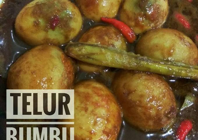 Cara Memasak Telur bumbu petis Irit Anti Gagal