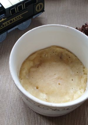 Foto resep 1 Min Banana Cake Microwave