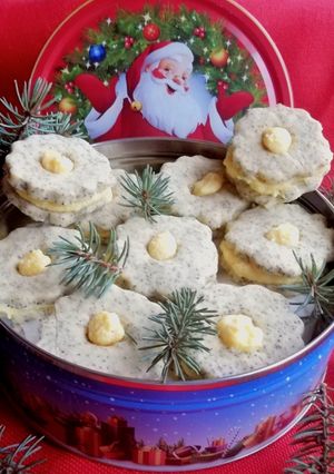 Mákos linzer citromkrémmel🍋 recept fotója