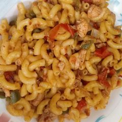 A picture of Chicken macaroni.