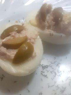 Una foto de Huevos rellenos