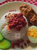 Nasi Lemak Rendang Ayam 🌸✨