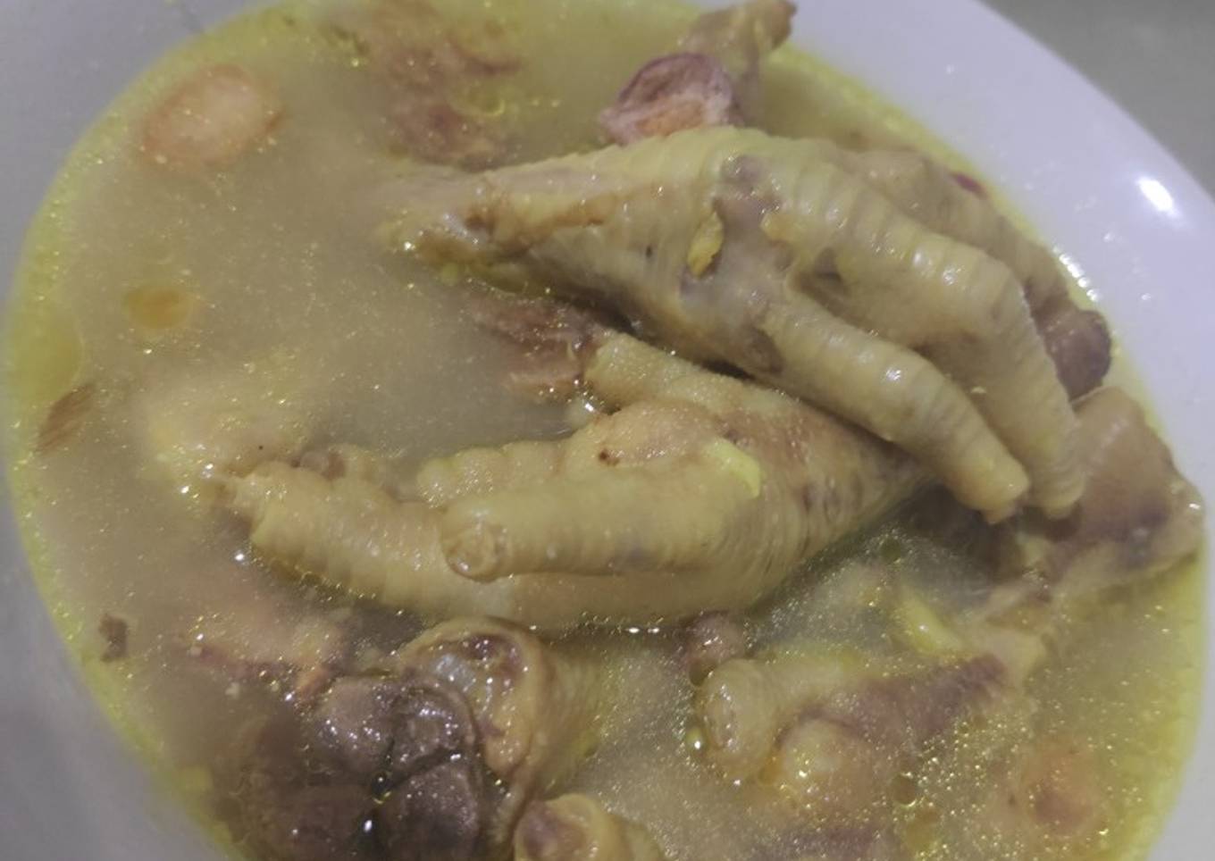 Soto Ceker dan Telur Puyuh